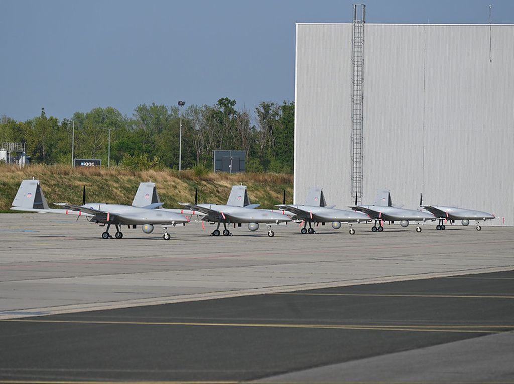 Let Baryaktara iznad Zagreba