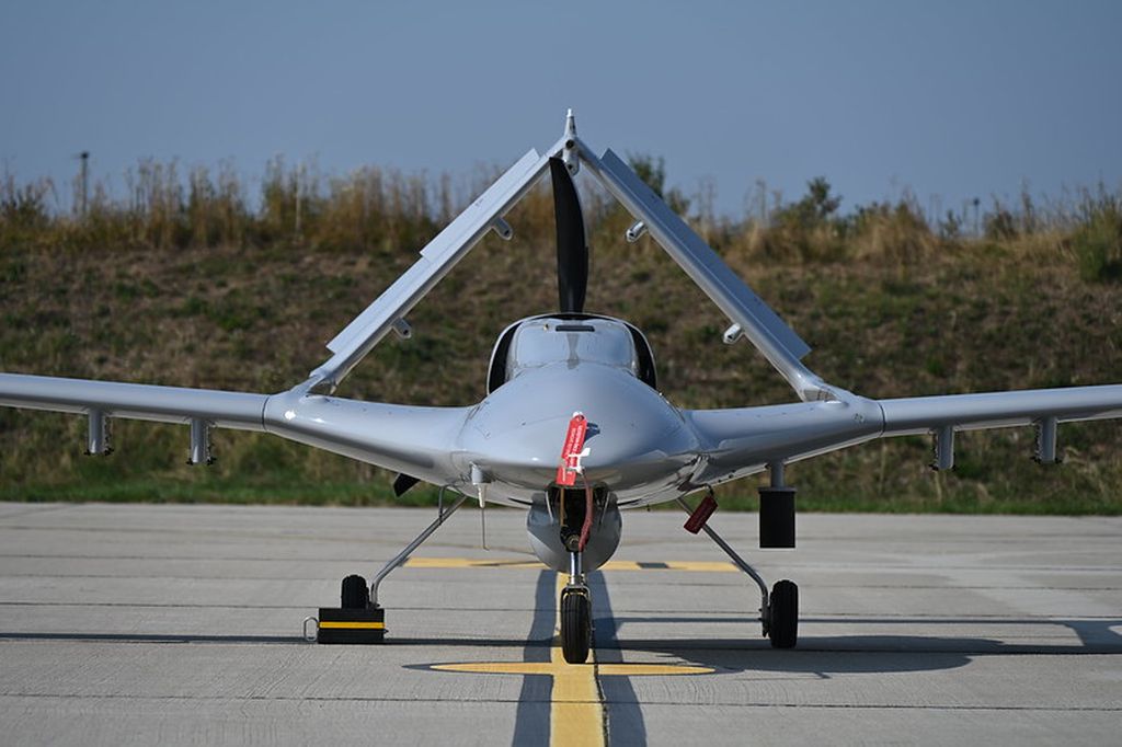 Let Baryaktara iznad Zagreba