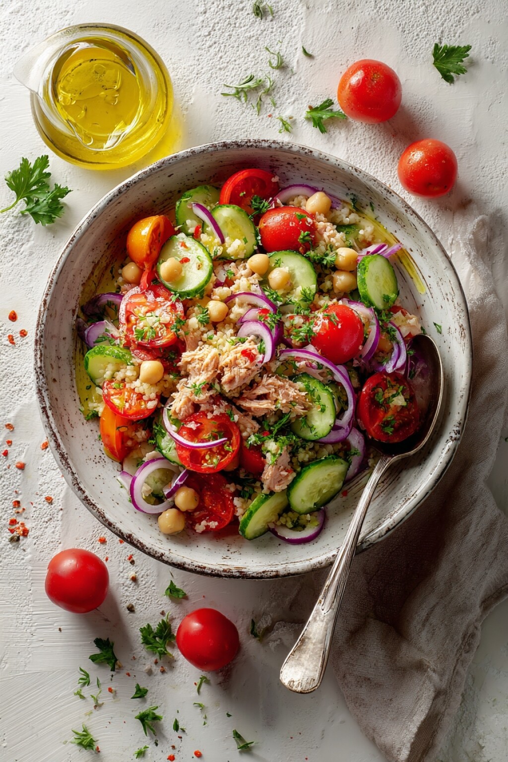 Salata od bulgura i tune