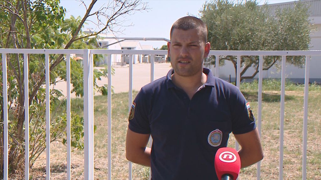 Požar na farmi u Biogradu