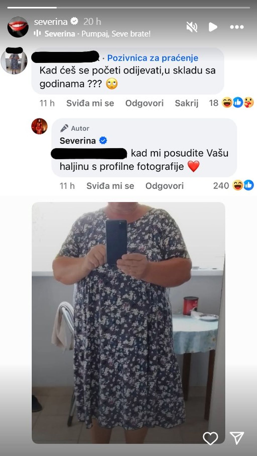 Severina na Instagramu