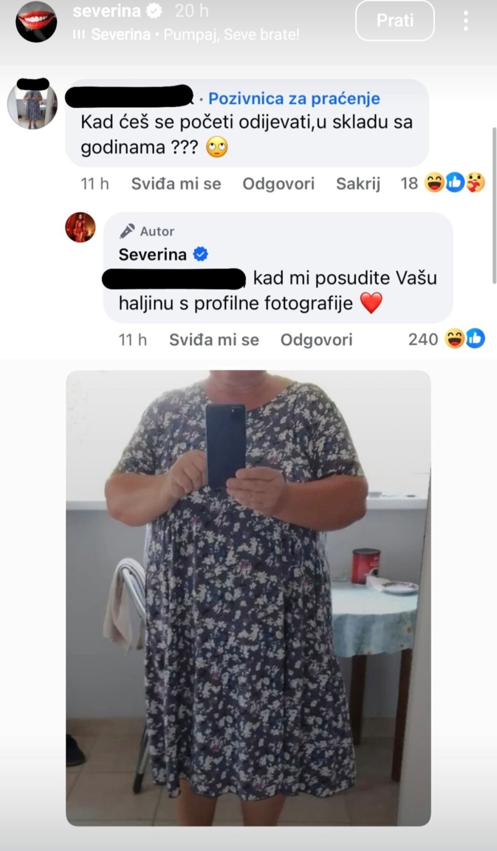 Prepiska Severine s pratiteljicom