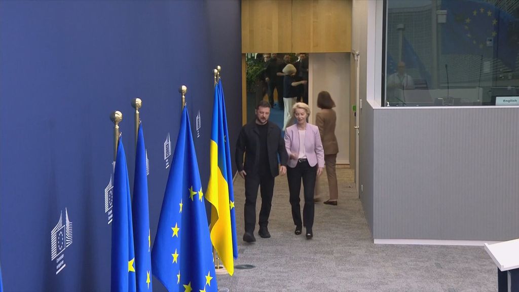 Ursula von der Leyen i Volodimir Zelenski - 1
