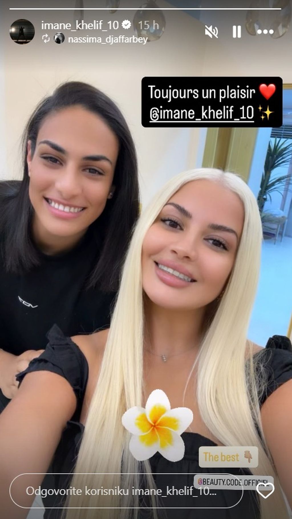 Instagram objava Imane Khelif