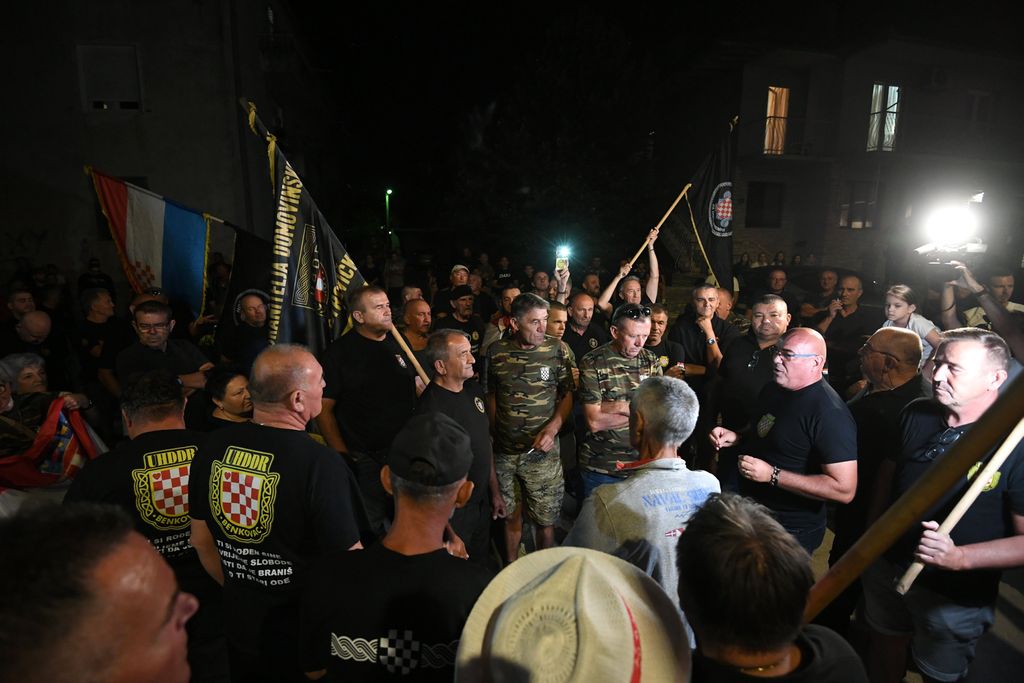 Prosvjed branitelja u Benkovcu - 3