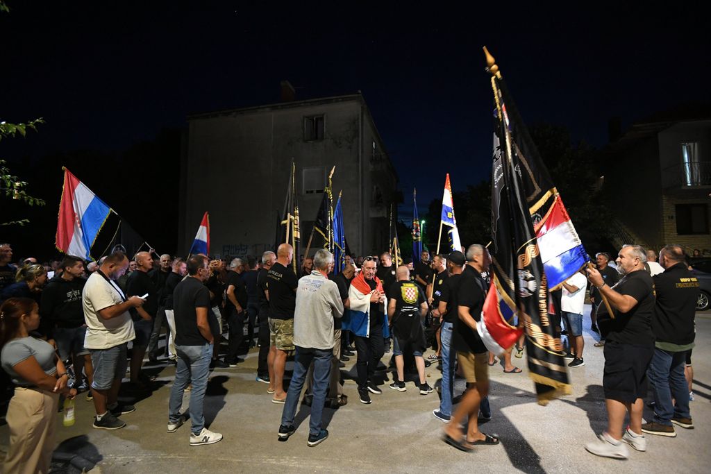 Prosvjed branitelja u Benkovcu - 3