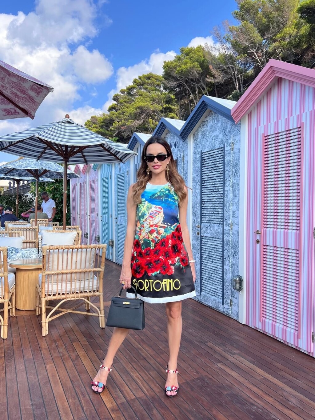 Severina u haljini s motivima Portofina