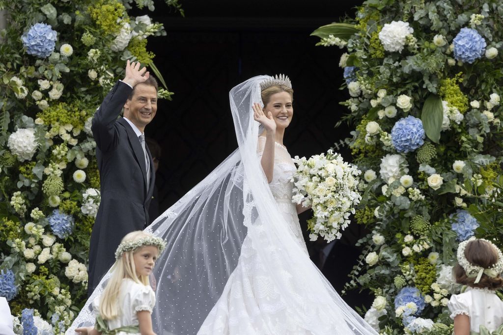 Princeza Marie Caroline od Lihtenštajna - vjenčanje