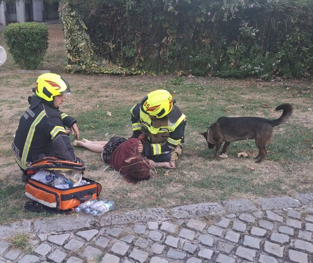 Zagrebački vatrogasci spasili mladu ženu