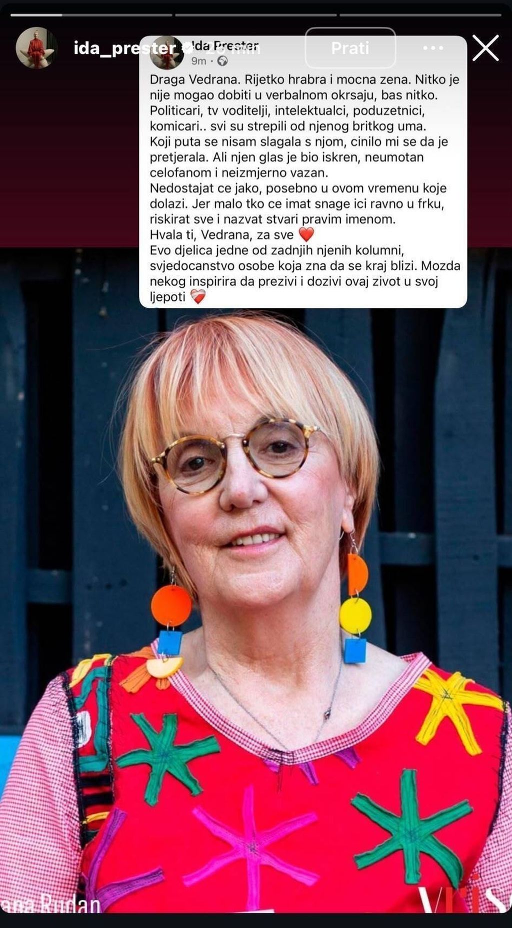 Ida Prester o Vedrani Rudan