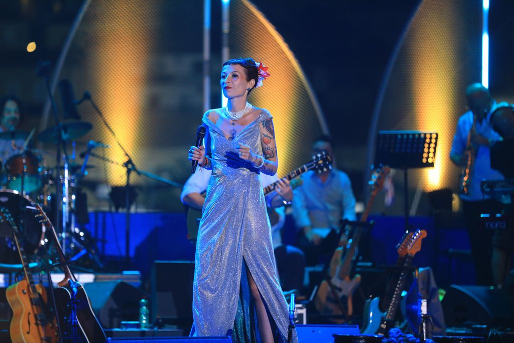 Ines Tričković na koncertu ''Trag u beskraju''