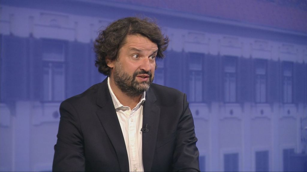 Boris Jokić i Sabina Tandara Knezović, reporterka Dnevnika Nove TV
