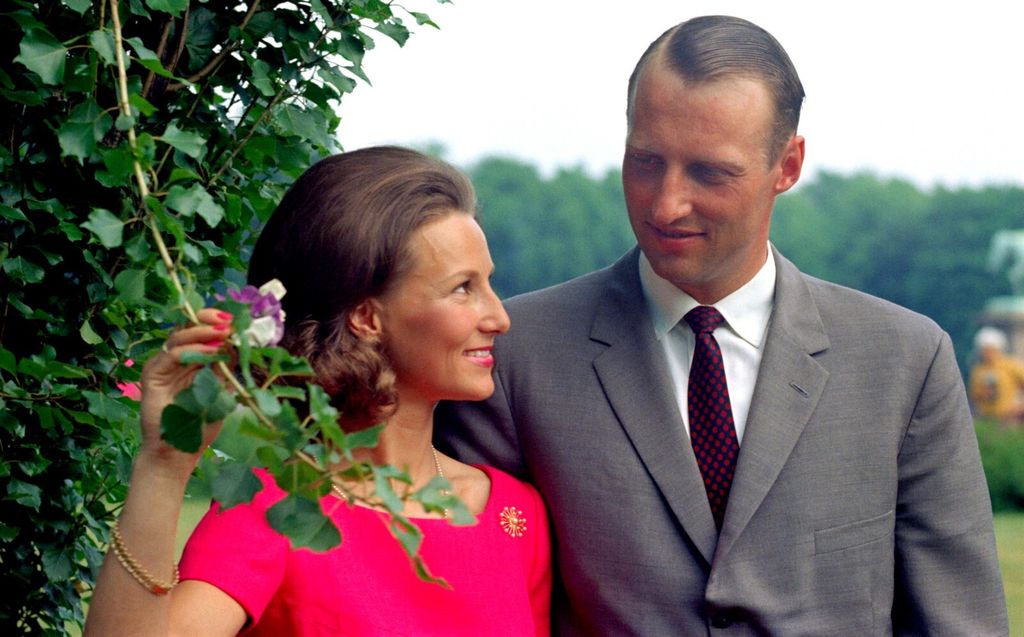Zaruke Haralda V. i Sonje Haraldsen 1968.