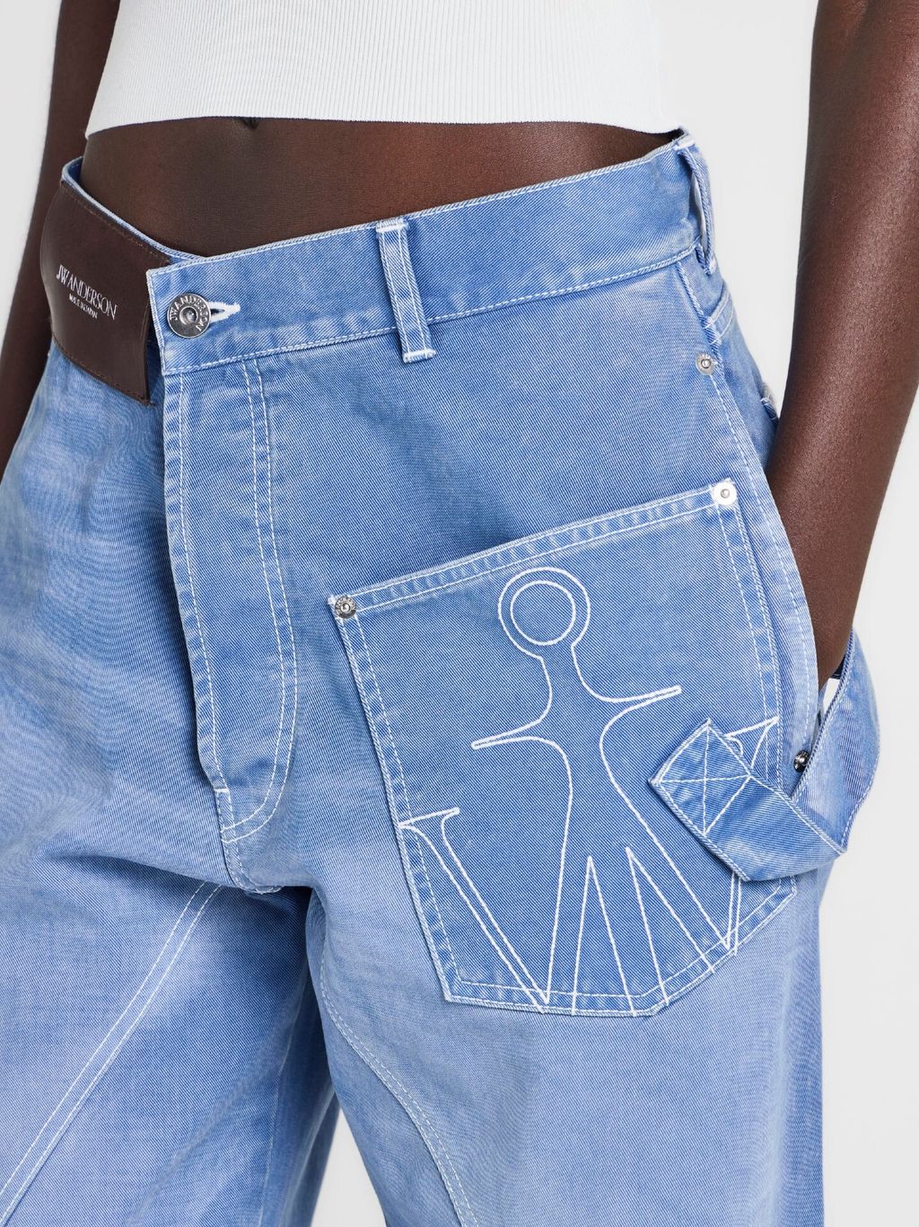Twisted Workwear Denim Jeans brenda JW Anderson