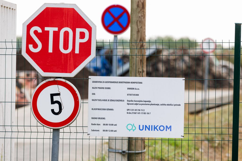 Prosvjed ispred osječke kompostane