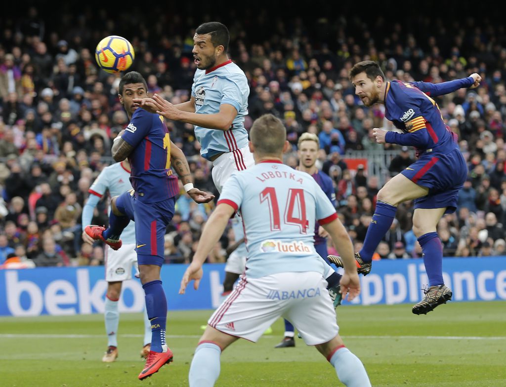 Detalj s utakmice Barcelona - Celta (Foto: AFP)