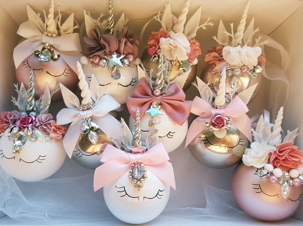 Neodoljive kuglice za bor u obliku jednoroga