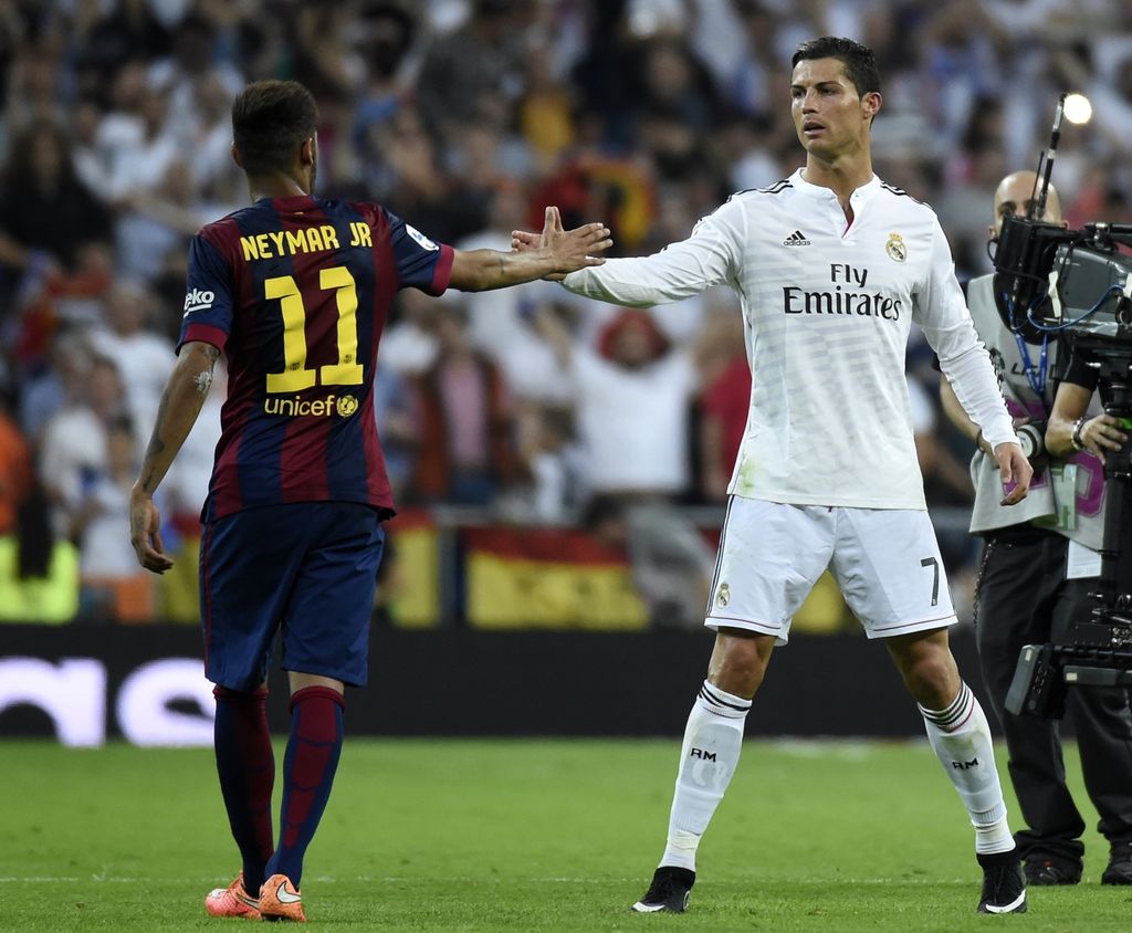 Neymar i Cristiano Ronaldo (Foto: AFP)