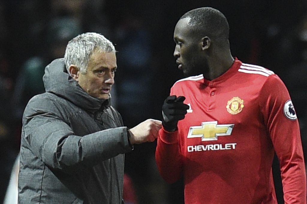Jose Mourinho i Romelu Lukaku (Foto: AFP)