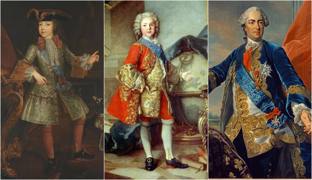 Portreti kralja Luja XV. u dječjoj i odrasloj dobi