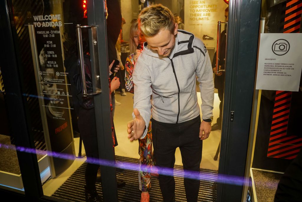 Novu trgovinu otvorio jeadidasov dugogodišnji ambasador Ivan Rakitić (Foto: Zadovoljna.hr)
