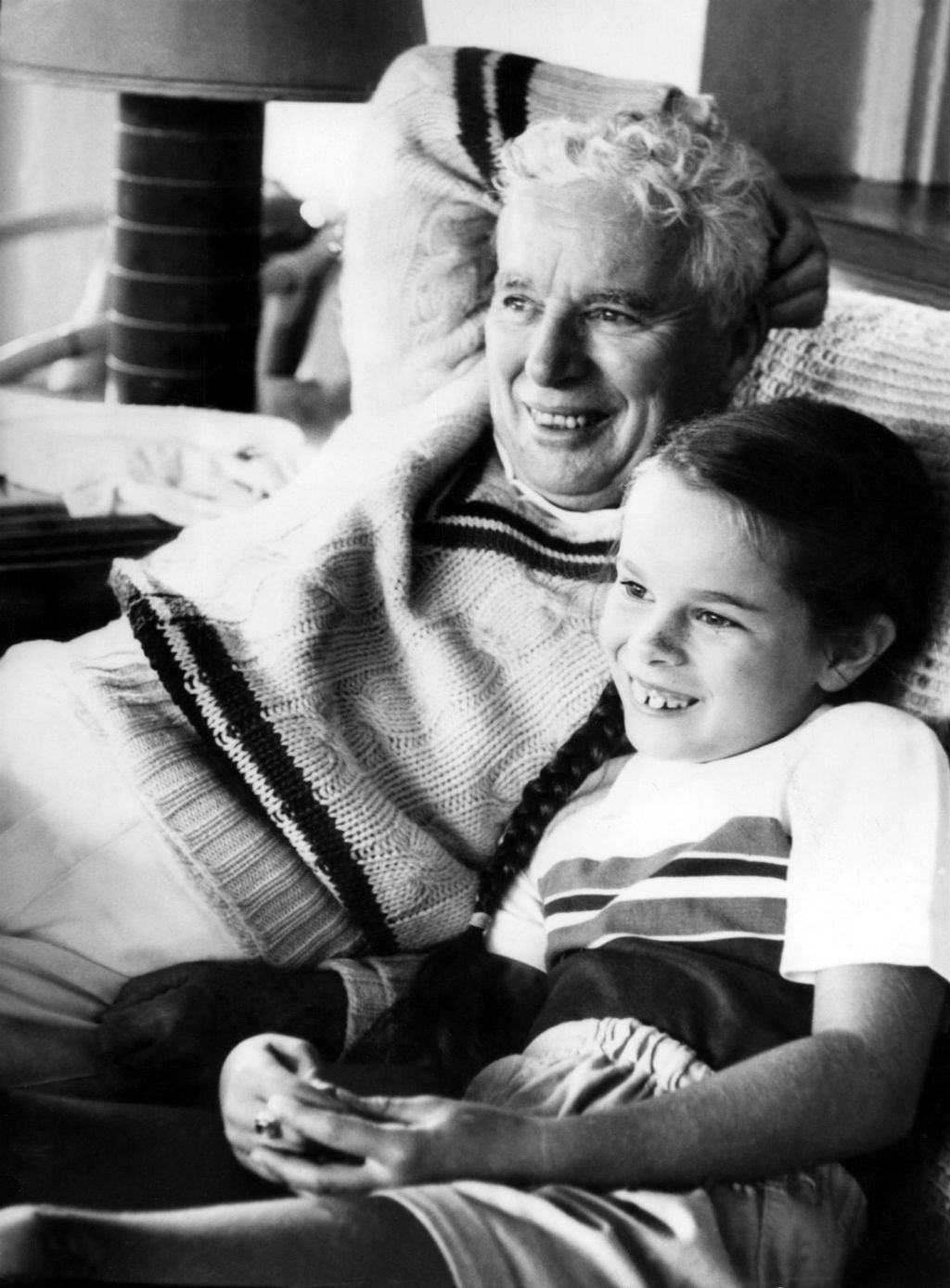 Charlie Chaplin i kći Geraldine