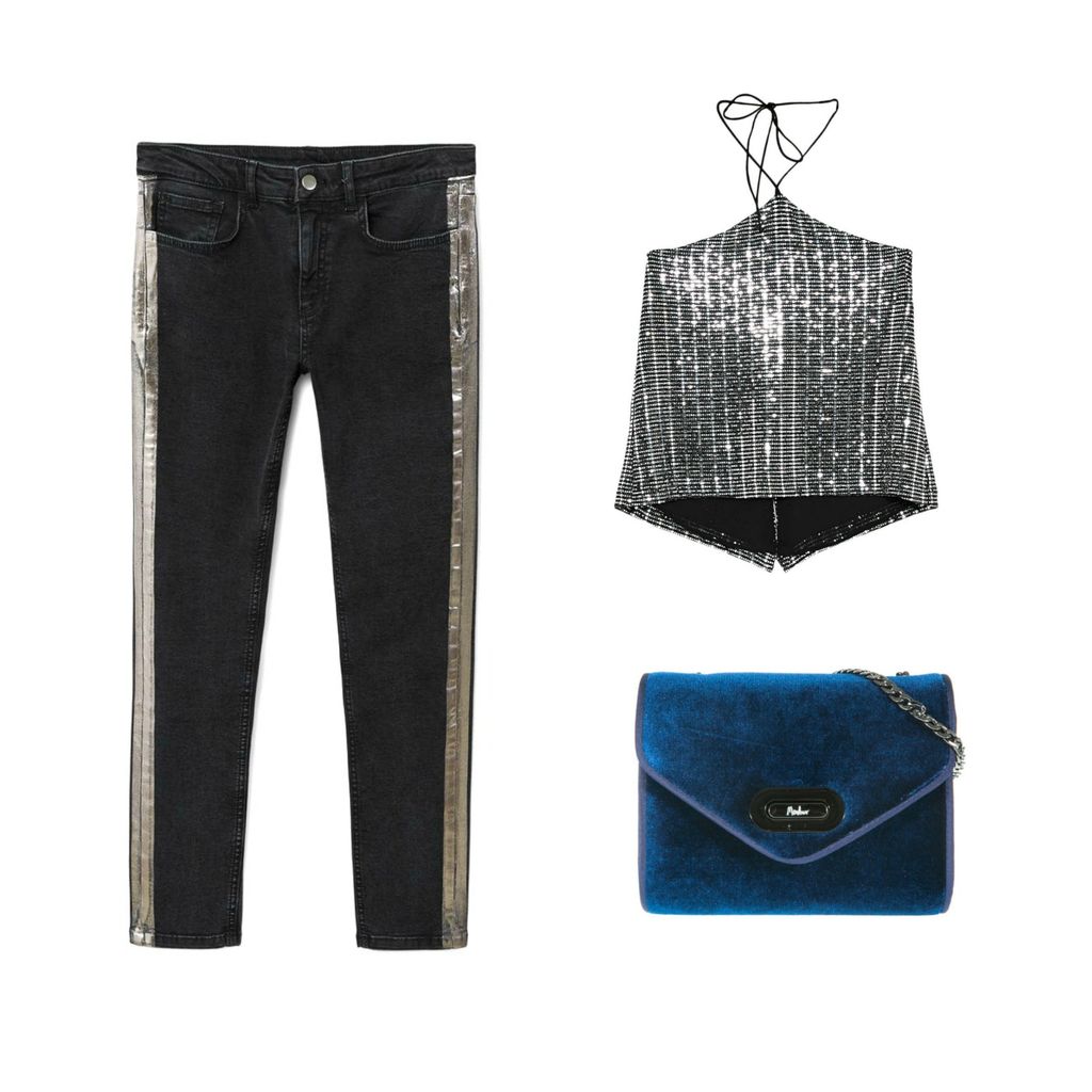 Hlače Mango 169 kn, top Zara 99 kn, torbica Karla 400 kn