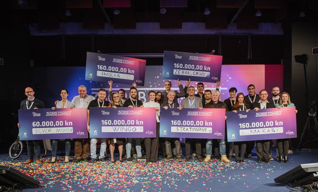 Nagrađeni startupovi na Zagreb Connectu (Foto: ZICER)