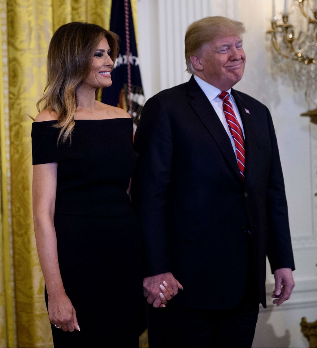 Melania i Donlad Trump na događaju povodom proslave Hanuke u Bijeloj kući