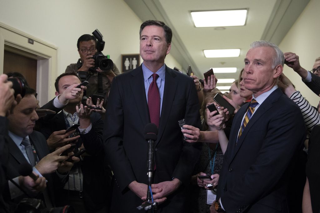 James Comey i Donald Trump (Foto: AFP)