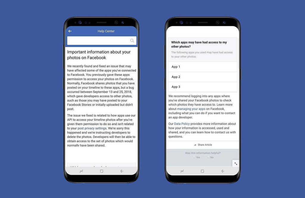 Facebook obavijest (Foto: Facebook)