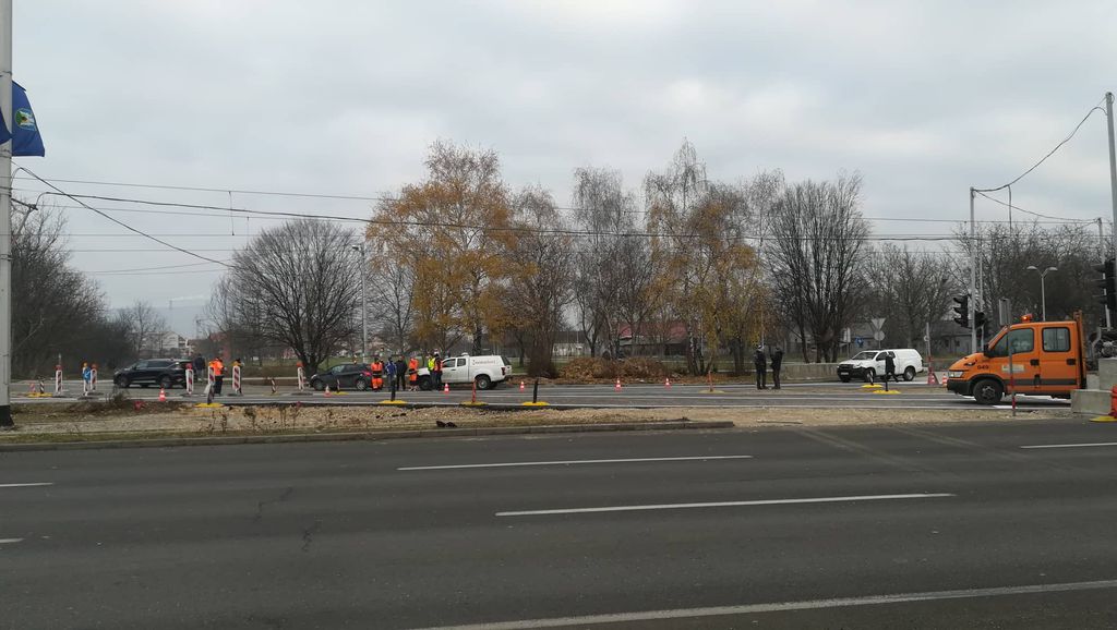 Blokirane ceste prema rotoru (Foto: Dnevnik.hr)