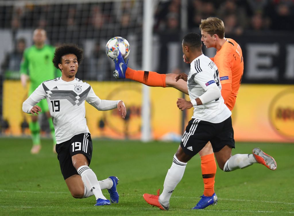 Leroy Sane, Serge Gnabry i Frenkie de Jong (Foto: AFP)