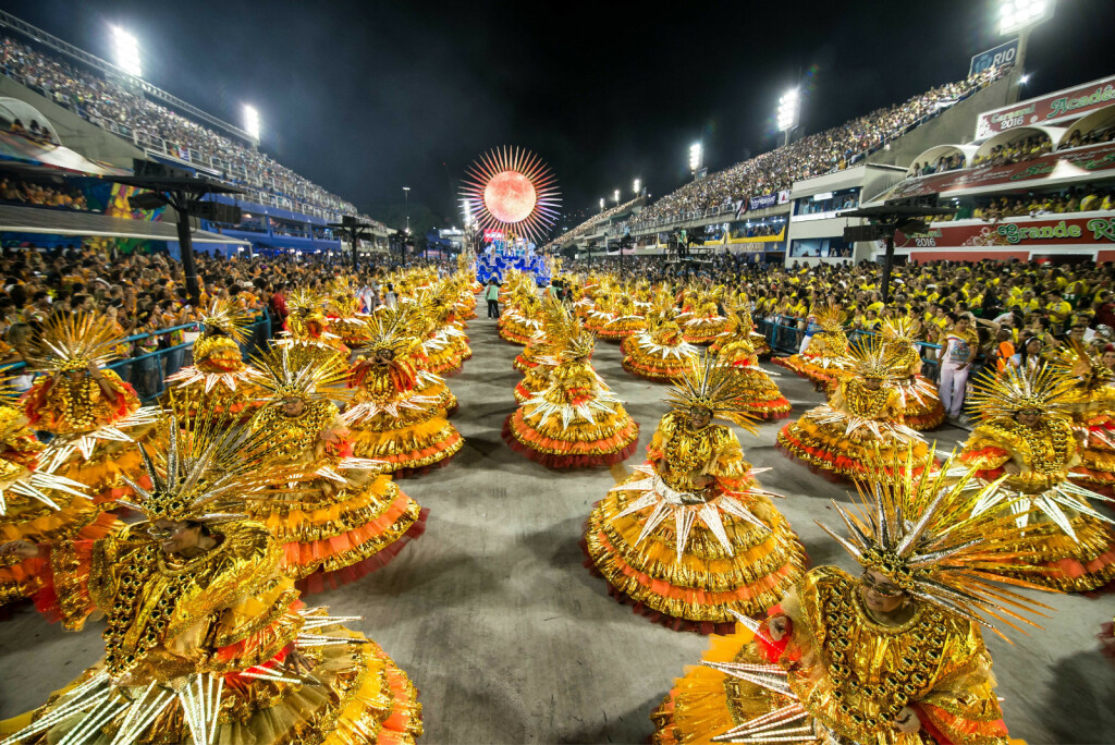 Sambadrom tijekom održavanja karnevala u Rio de Janeiru