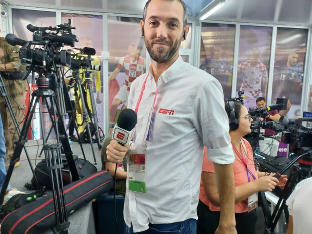 Gustavo Hofman, brazilski novinar ESPN-a u hrvatskom kampu