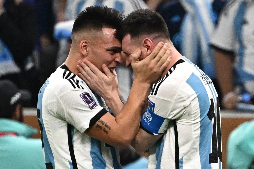 Lautaro Martinez i Lionel Messi