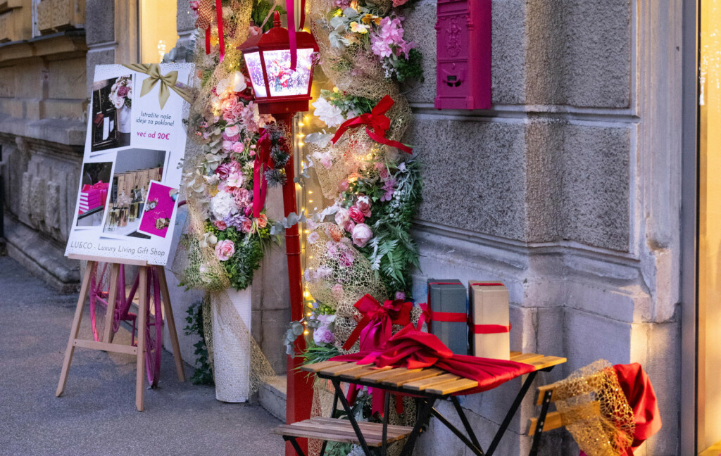 Božićno uređenje zagrebačkog gift shopa LU&CO - 6