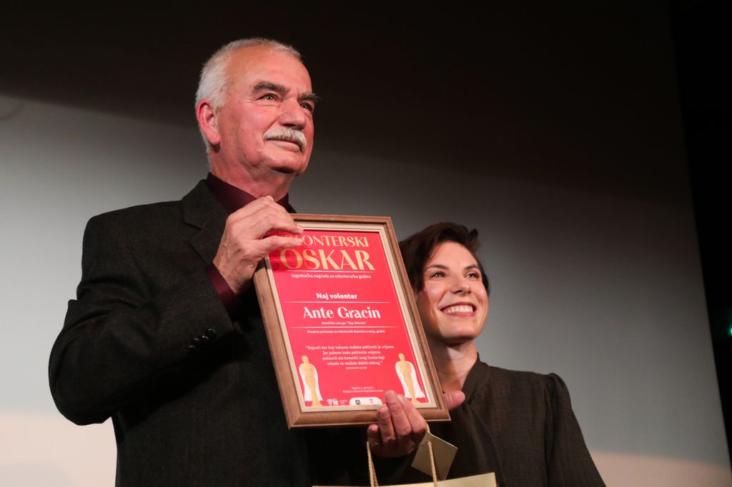 Ante Gracin bio je finalist Volonterskog Oskara