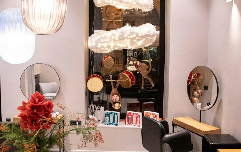 Božićno uređenje zagrebačkog frizerskog salona Sophie - 6