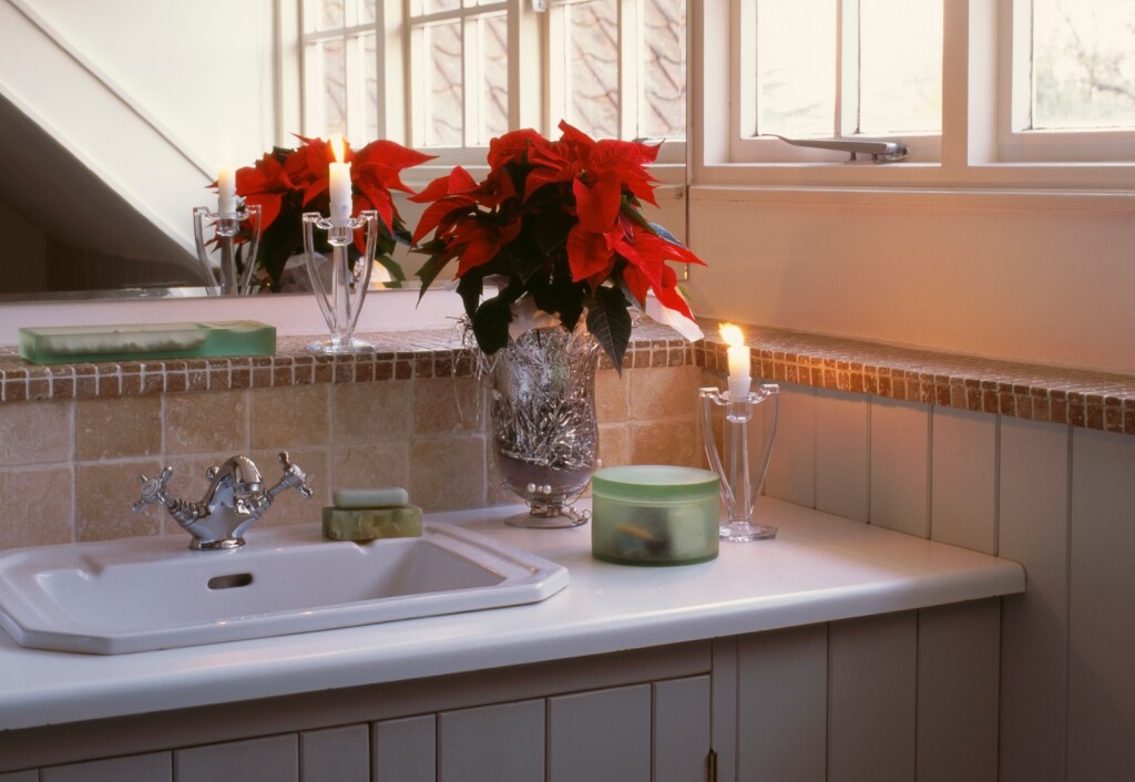 Božićno uređenje kupaonice