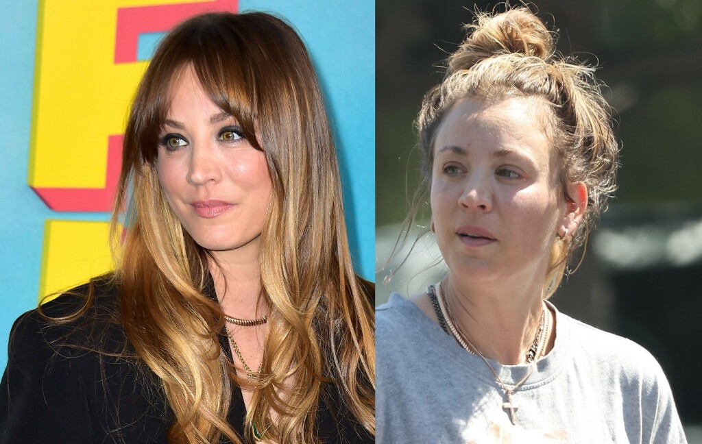 Kaley Cuoco sa i bez šminke