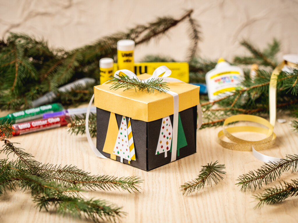 Izradite sami božićnu kutijicu iznenađenja kao poklon - 28