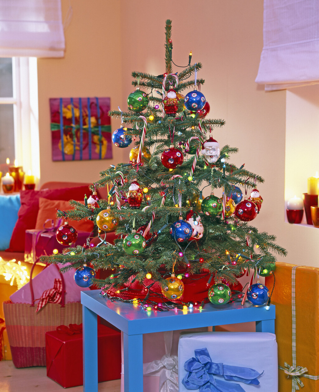 Šarena božićna drvca - 1