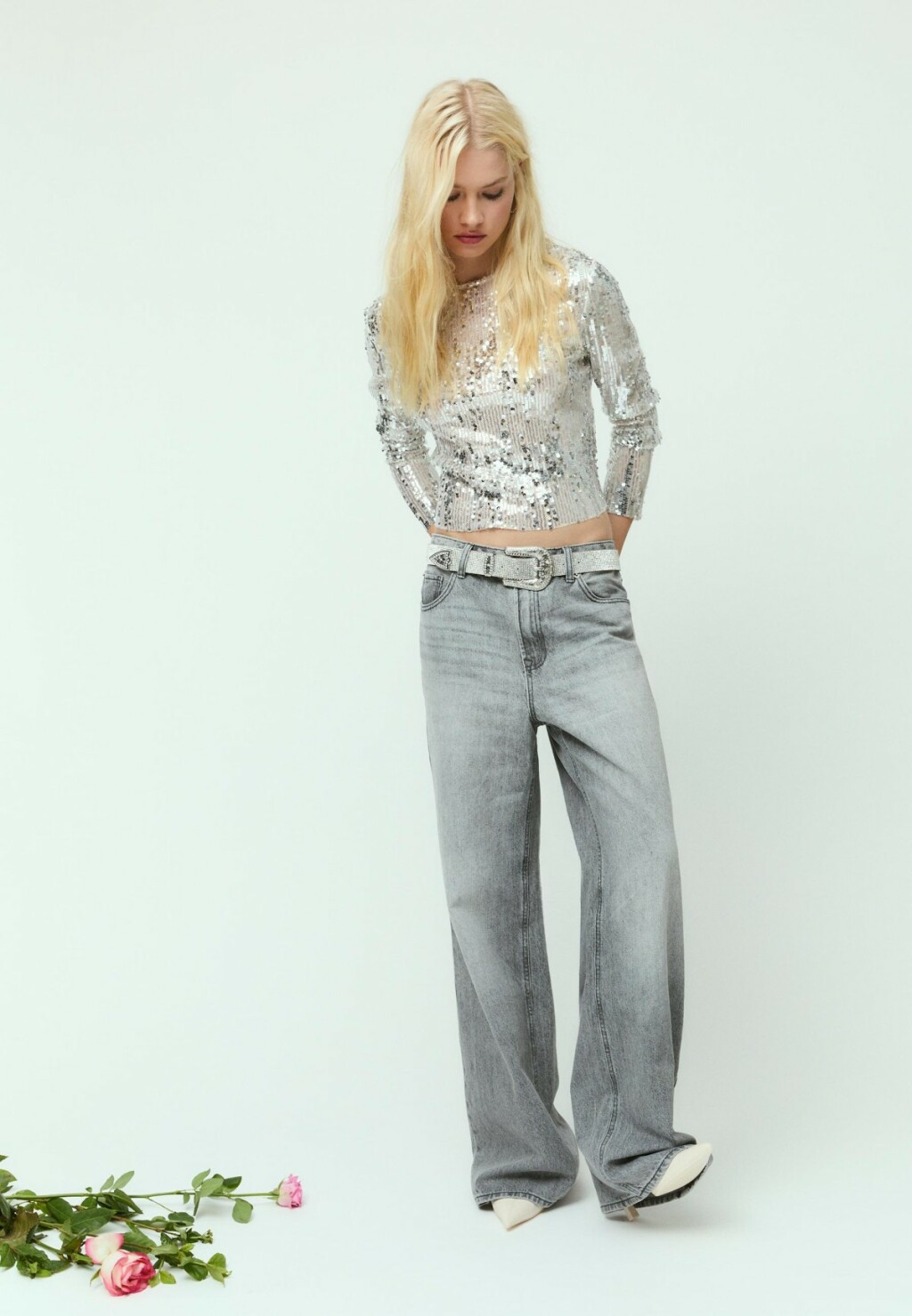 Majica sa šljokicama (Stradivarius), 19,99 eura