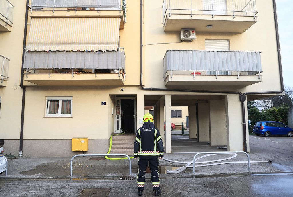 Požar stana na Kajzerici