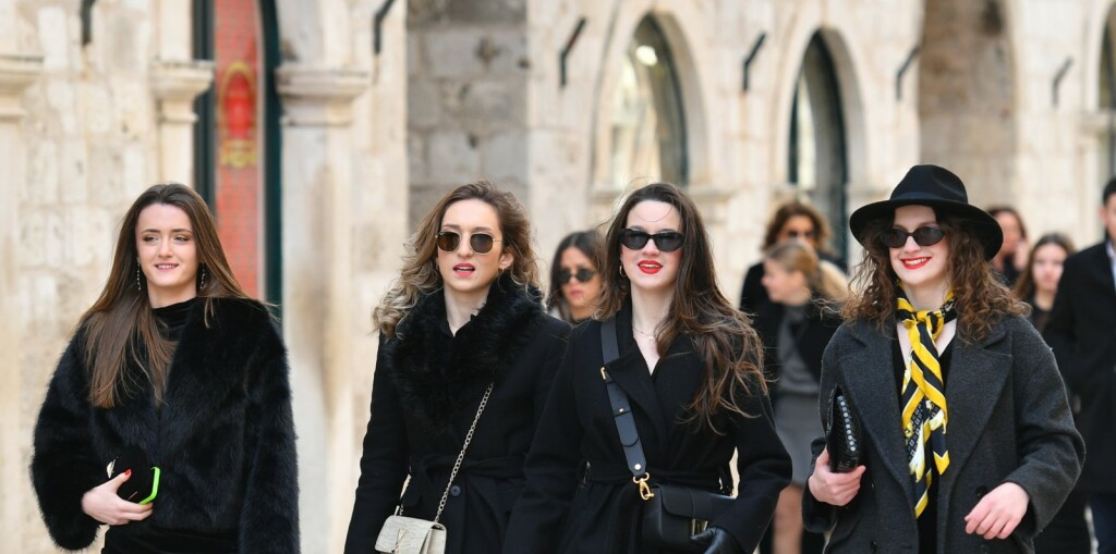 Ulična moda za Badnjak u Dubrovniku - 1