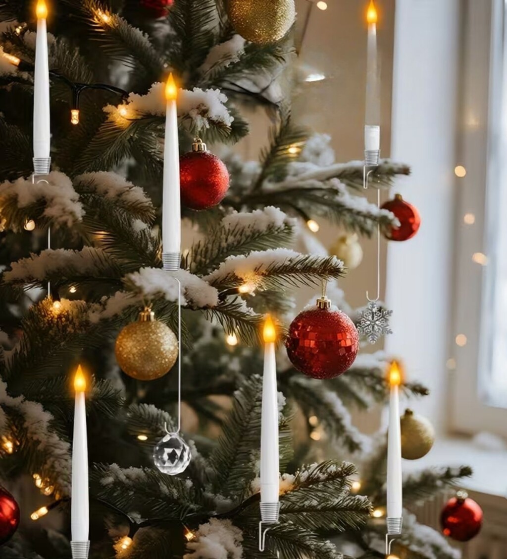 Lampice za bor u obliku svijeće