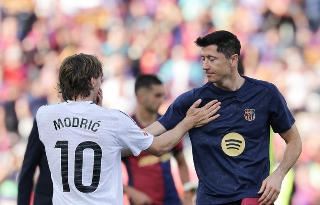 Lewandowski i Modrić