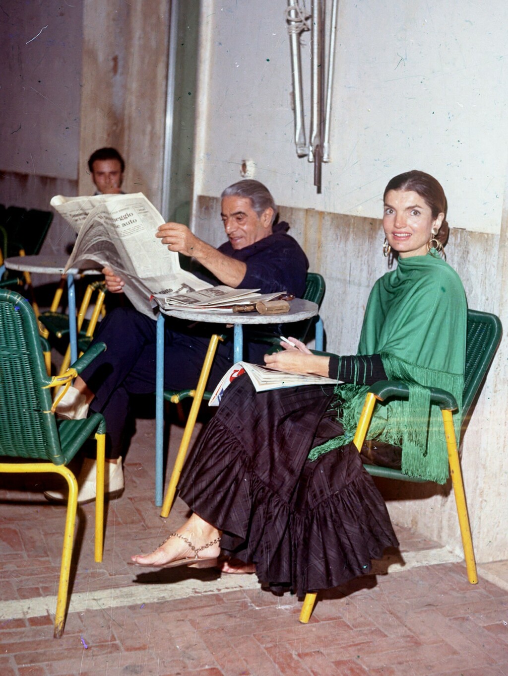 Jackie Kennedy i Aristotel Onassis 1971. na otoku Skorpiosu