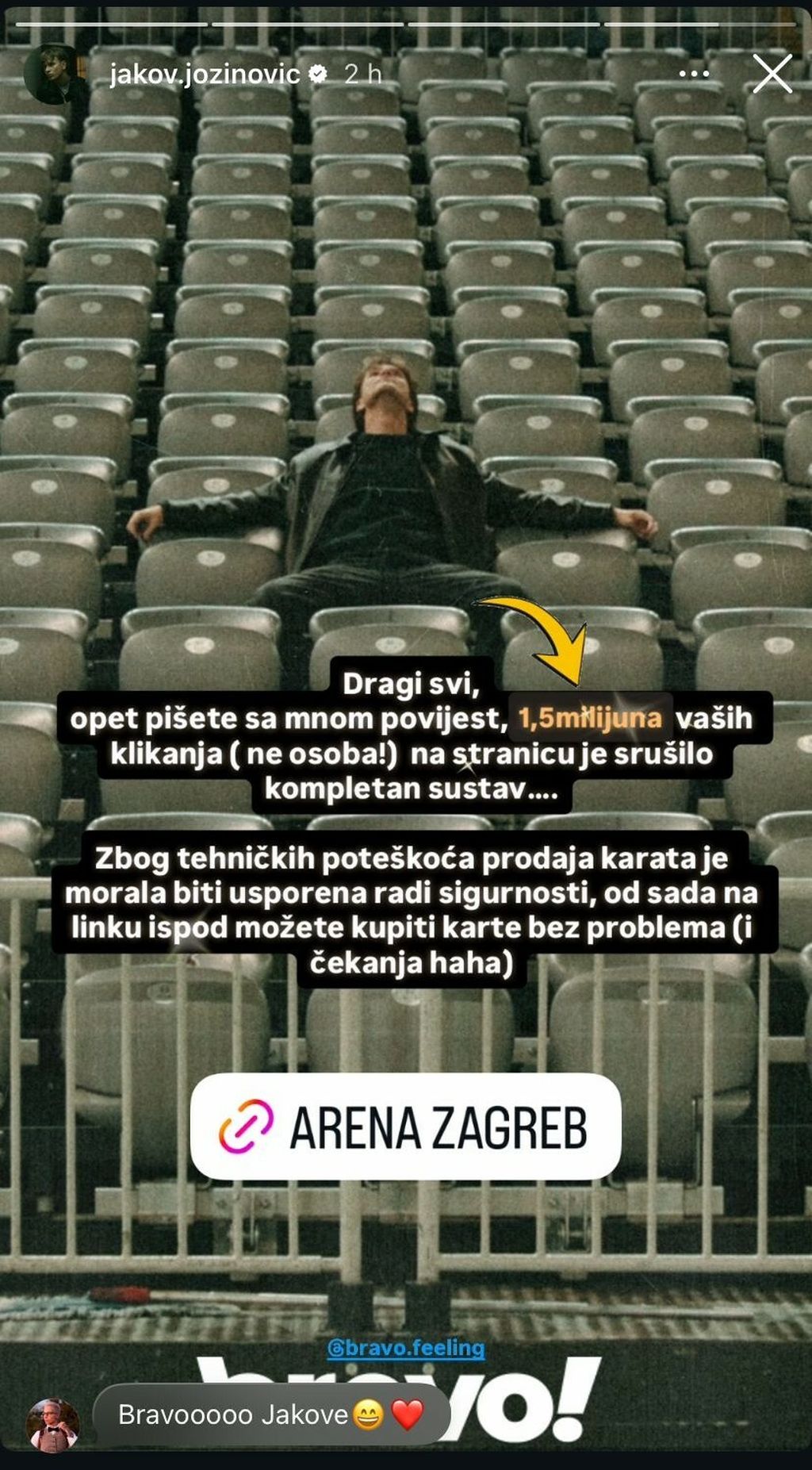 Jakov Jozinović na Instagramu